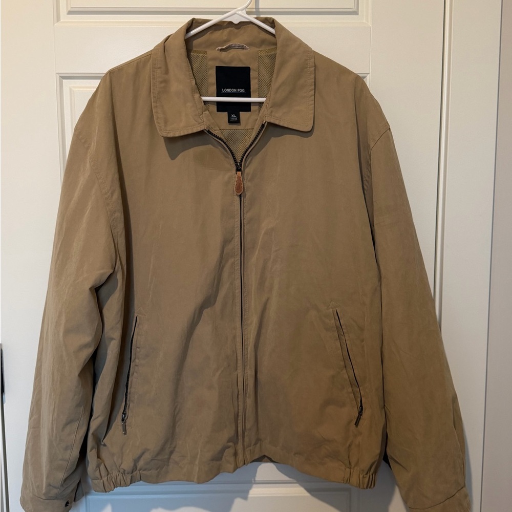London Fog Men's Beige Lightweight Jacket